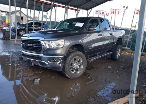 2023 Ram 1500 Big Horn 4X4 5'7 Box from USA, damaged, VIN 1C6SRFFT1PN702691